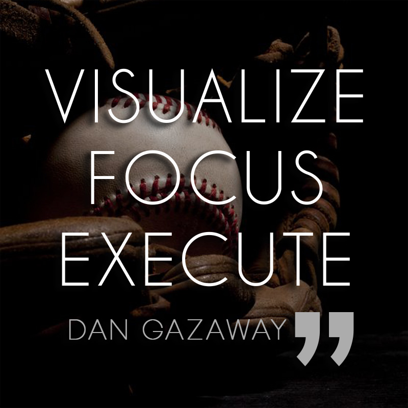 Baseball Quote, Baseball Motivation, Visualize Focus Execute